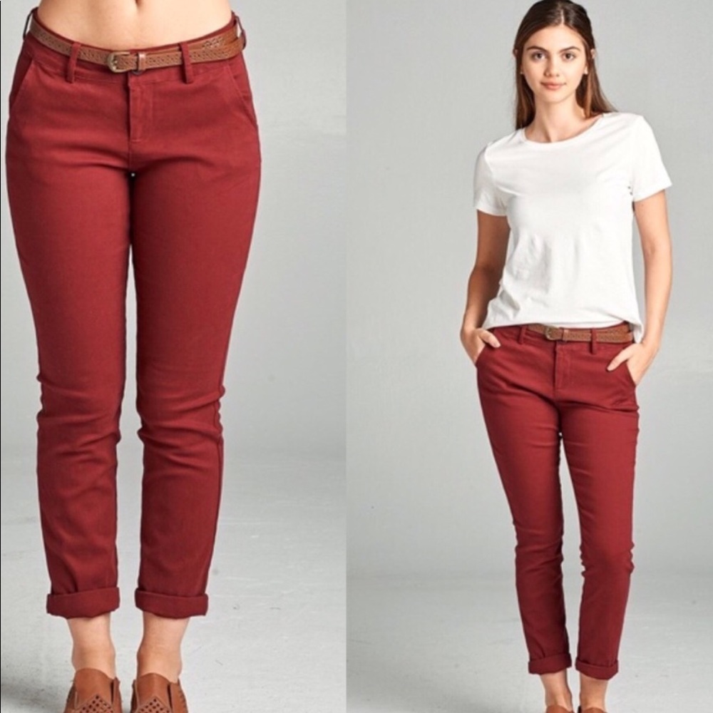 NWT Burgundy Pants